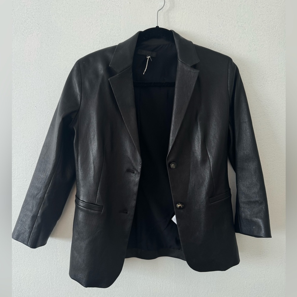 The Row Lambskin Leather Blazer